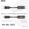 Club3D CABLE DP TO HDMI 3M/M/M CAC-1087 CLUB3D