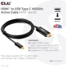 Club3D CABLE HDMI TO USB-C 1.8M/M/M CAC-1334 CLUB3D
