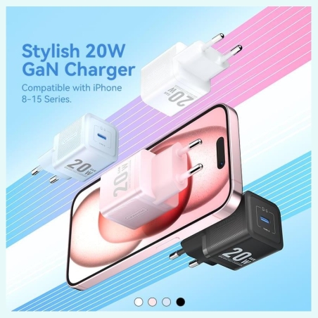 Vention MOBILE CHARGER WALL 20W USB-C/1P WHITE FEPW0-EU VENTION