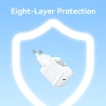 Vention MOBILE CHARGER WALL 20W USB-C/1P WHITE FEPW0-EU VENTION
