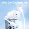 Vention MOBILE CHARGER WALL USB +CABLE/20W TZ-FEPB0-EU-01 VENTION