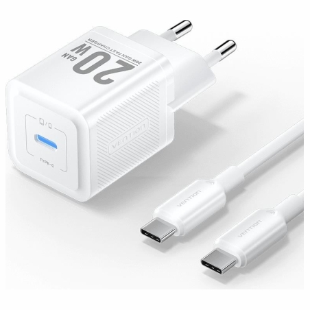Vention MOBILE CHARGER WALL USB-C/20W TZ-FEPW0-EU-01 VENTION