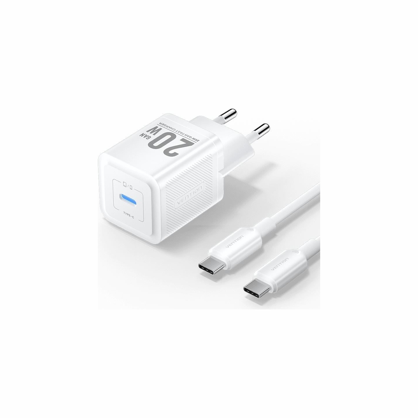 Vention MOBILE CHARGER WALL USB-C/20W TZ-FEPW0-EU-01 VENTION