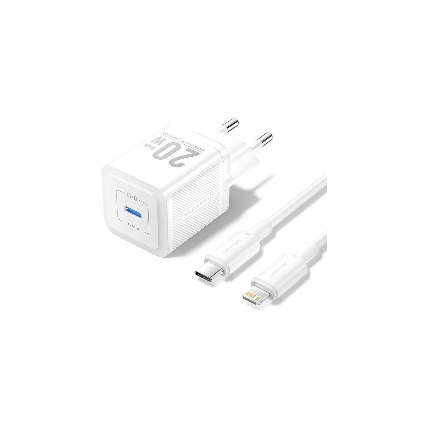 Vention MOBILE CHARGER WALL USB-C/20W TZ-FEPW0-EU-02 VENTION