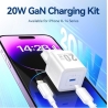 Vention MOBILE CHARGER WALL USB-C/20W TZ-FEPW0-EU-02 VENTION