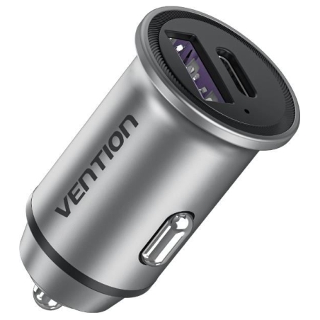 Vention MOBILE CHARGER CAR USB/2P GRAY FFBH0 VENTION