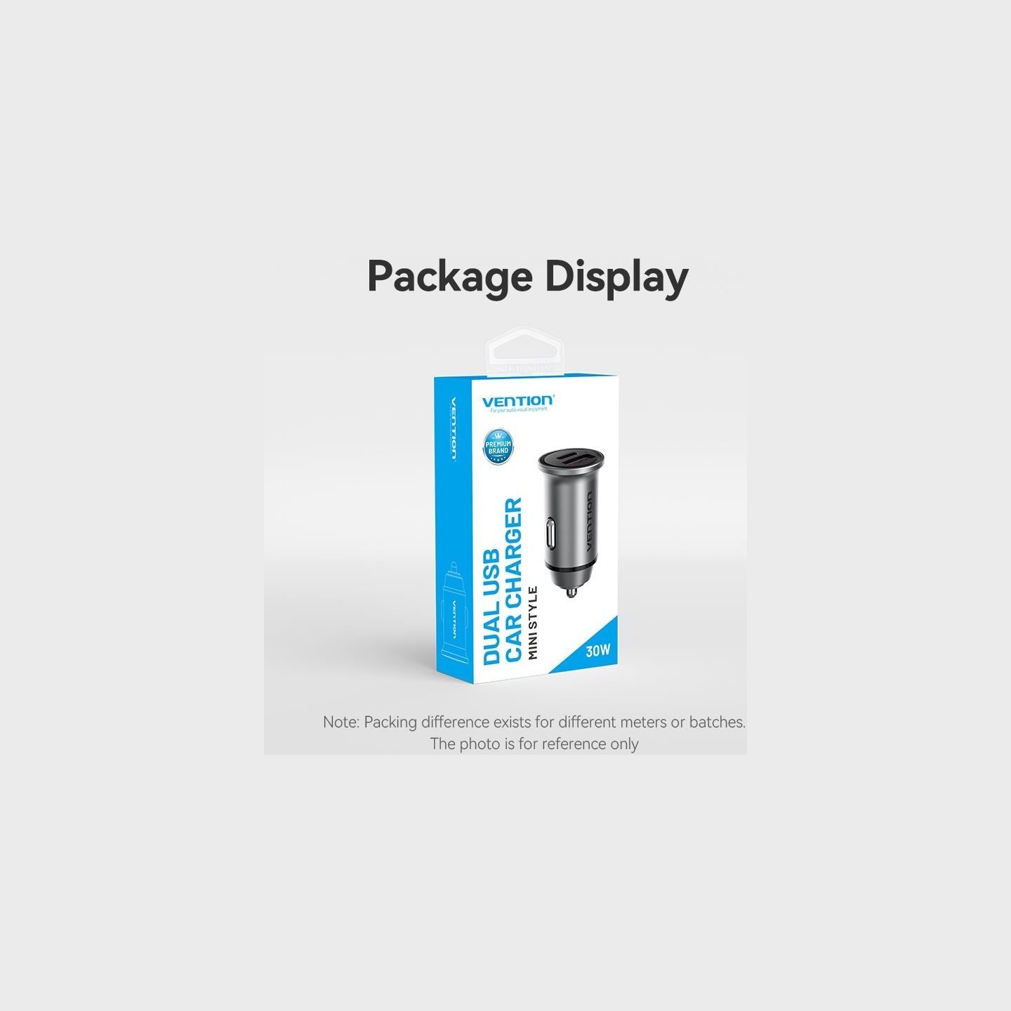 Vention MOBILE CHARGER CAR 30W USB/2P GRAY FFFH0 VENTION