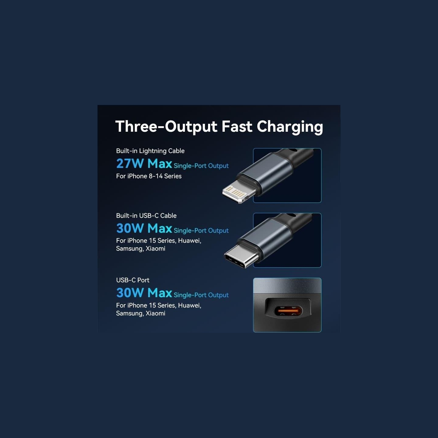 Vention MOBILE CHARGER CAR USB/3P BLACK FFOB0 VENTION