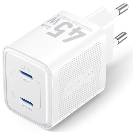 Vention MOBILE CHARGER WALL 45W USB-C/2P WHITE FEFW0-EU VENTION