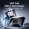 Vention MOBILE CHARGER WALL 45W USB-C/2P BLACK FEFB0-EU VENTION