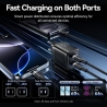 Vention MOBILE CHARGER WALL 45W USB-C/2P BLACK FEFB0-EU VENTION