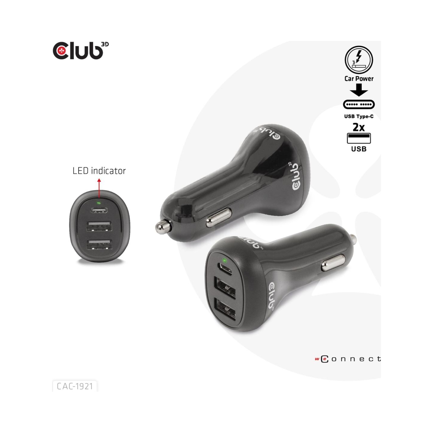 Club3D NB CHARGER CAR/36W CAC-1921 CLUB3D