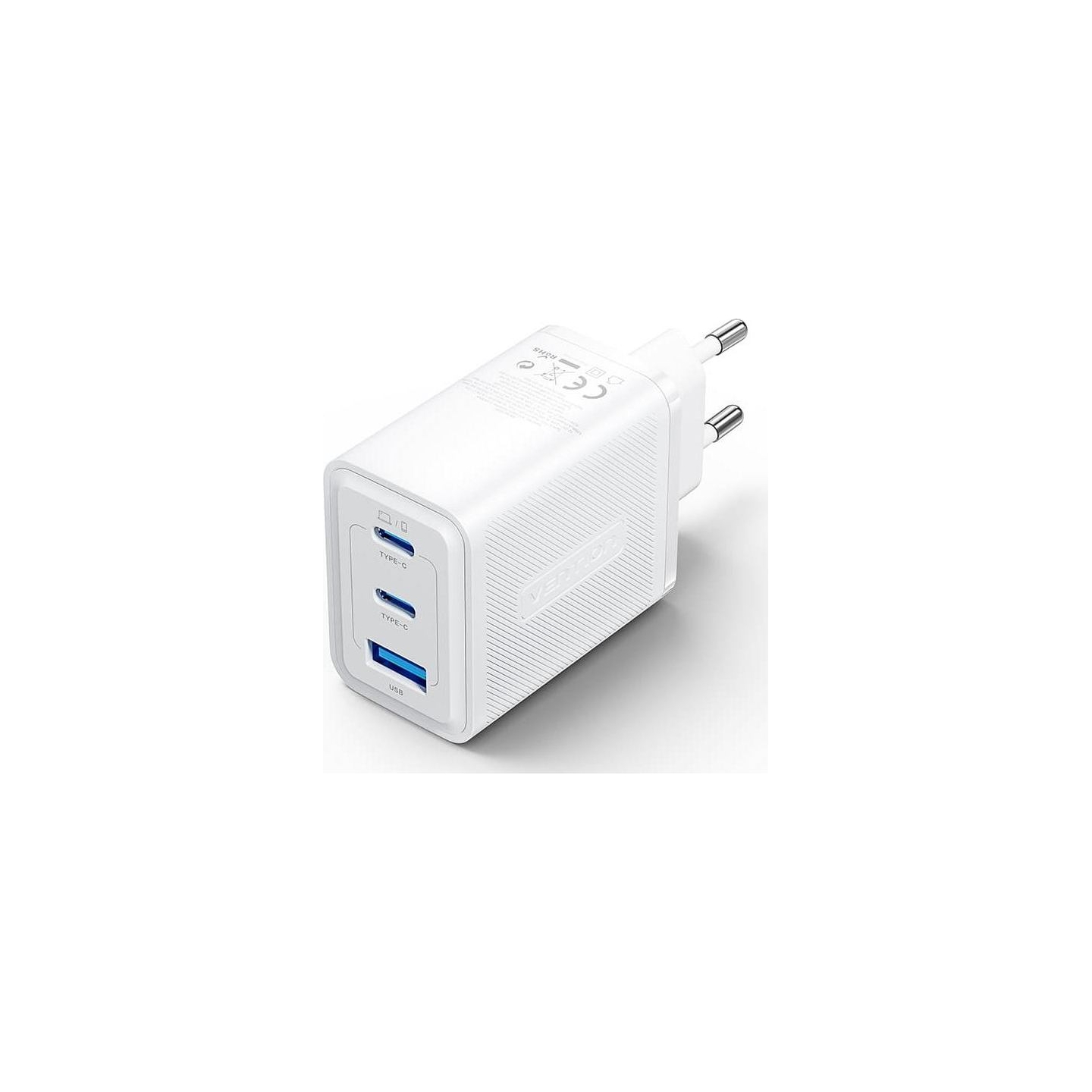 Vention MOBILE CHARGER WALL 65W USB/3P WHITE FERW0-EU VENTION