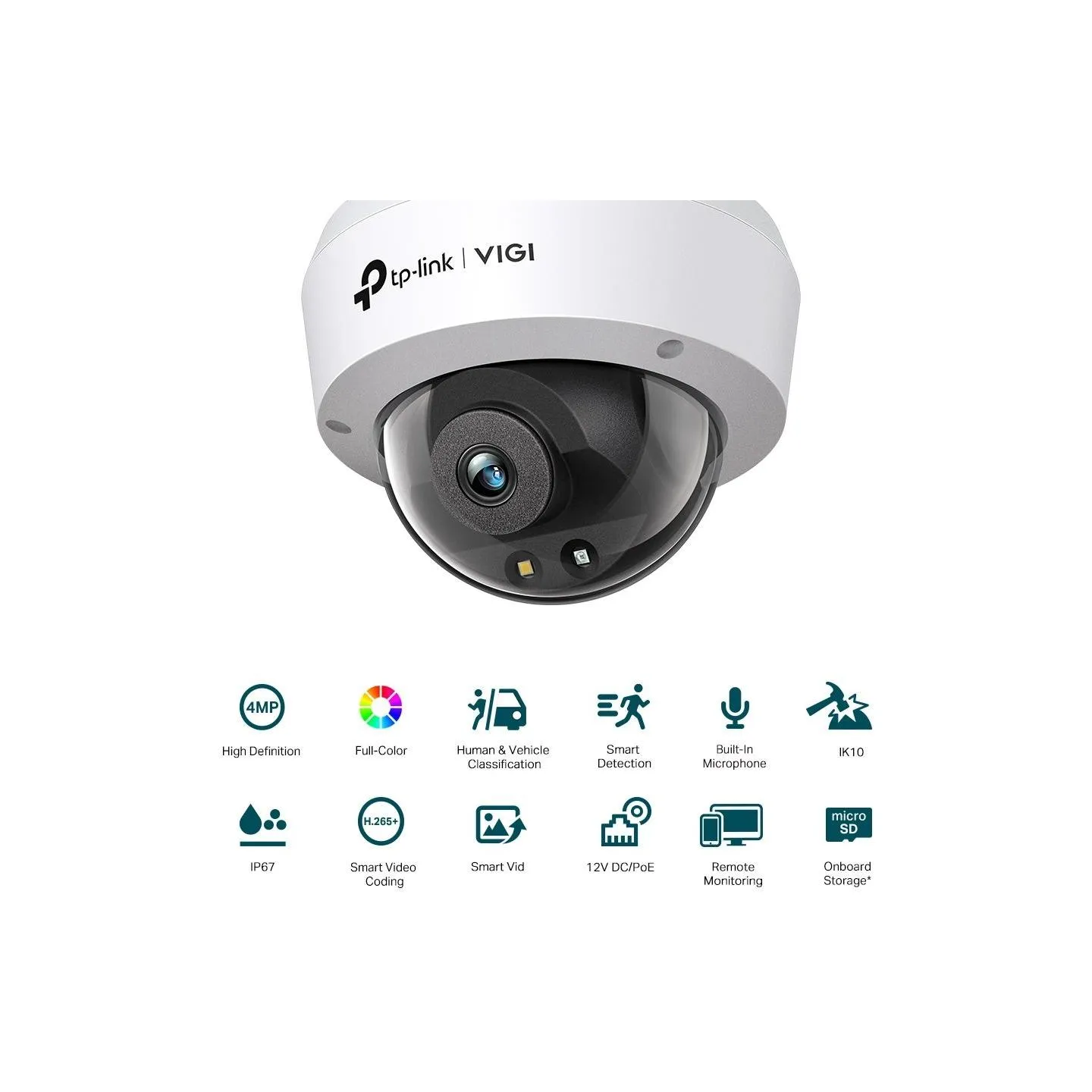 Tp-Link NET CAMERA 4MP IR DOME/VIGI C240(4MM) TP-LINK