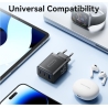 Vention MOBILE CHARGER WALL 65W USB/3P BLACK FERB0-EU VENTION