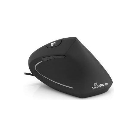Mediarange MOUSE USB OPTICAL 6-BUTTON/RIGHT BLACK MROS230 MEDIARANGE