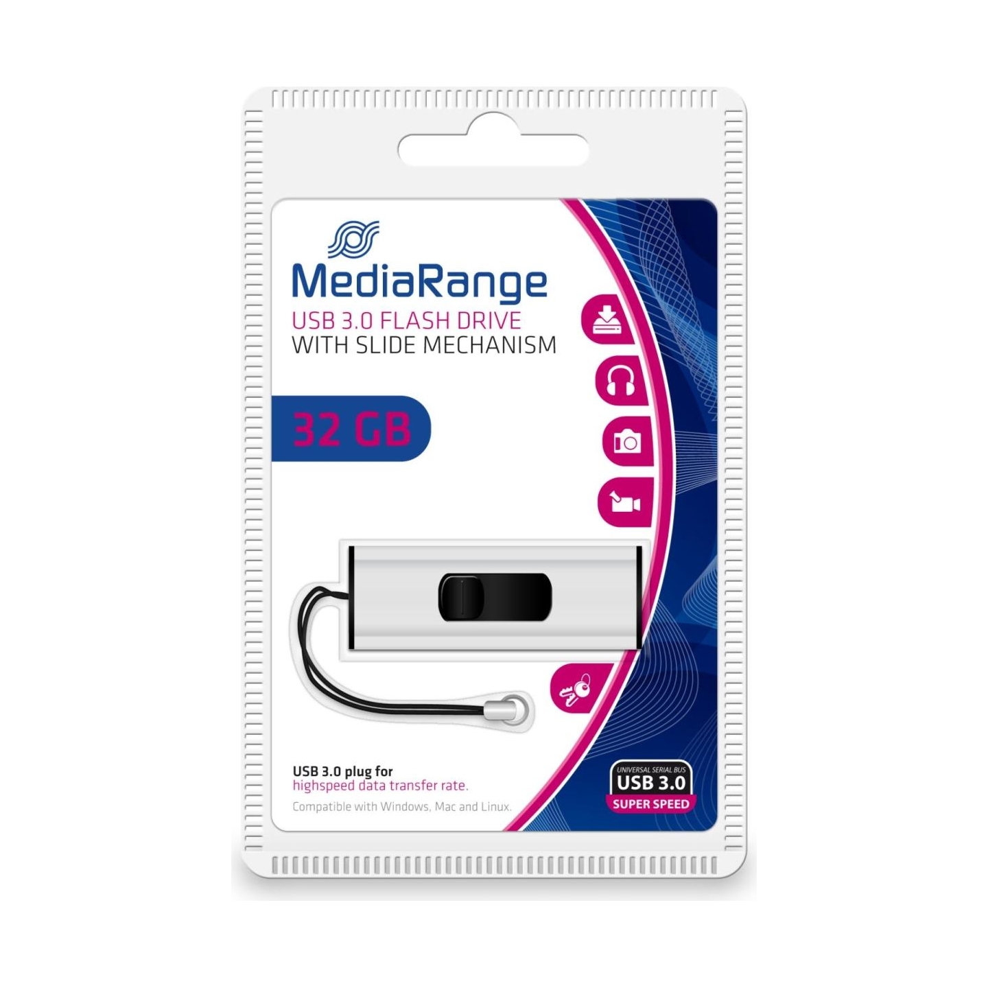Mediarange MEMORY DRIVE FLASH USB3.2 32GB/MR916 MEDIARANGE