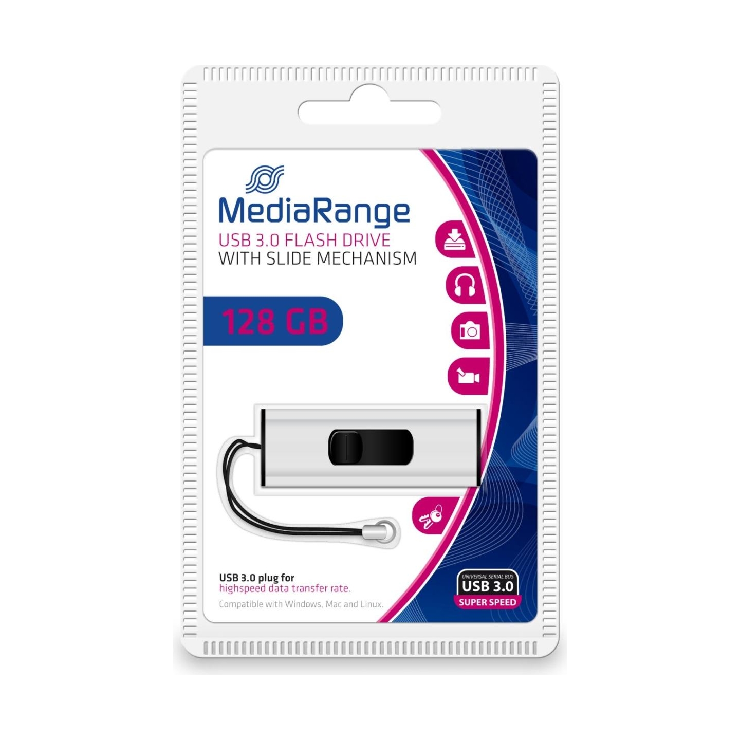 Mediarange MEMORY DRIVE FLASH USB3.2/128GB MR918 MEDIARANGE