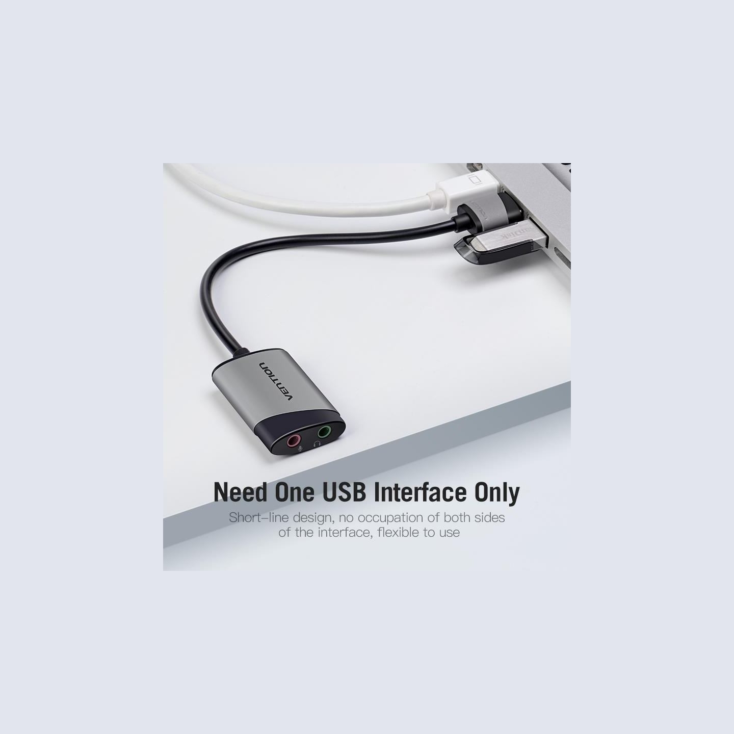Vention SOUND CARD USB 2-PORT/0.15M CDKHB VENTION