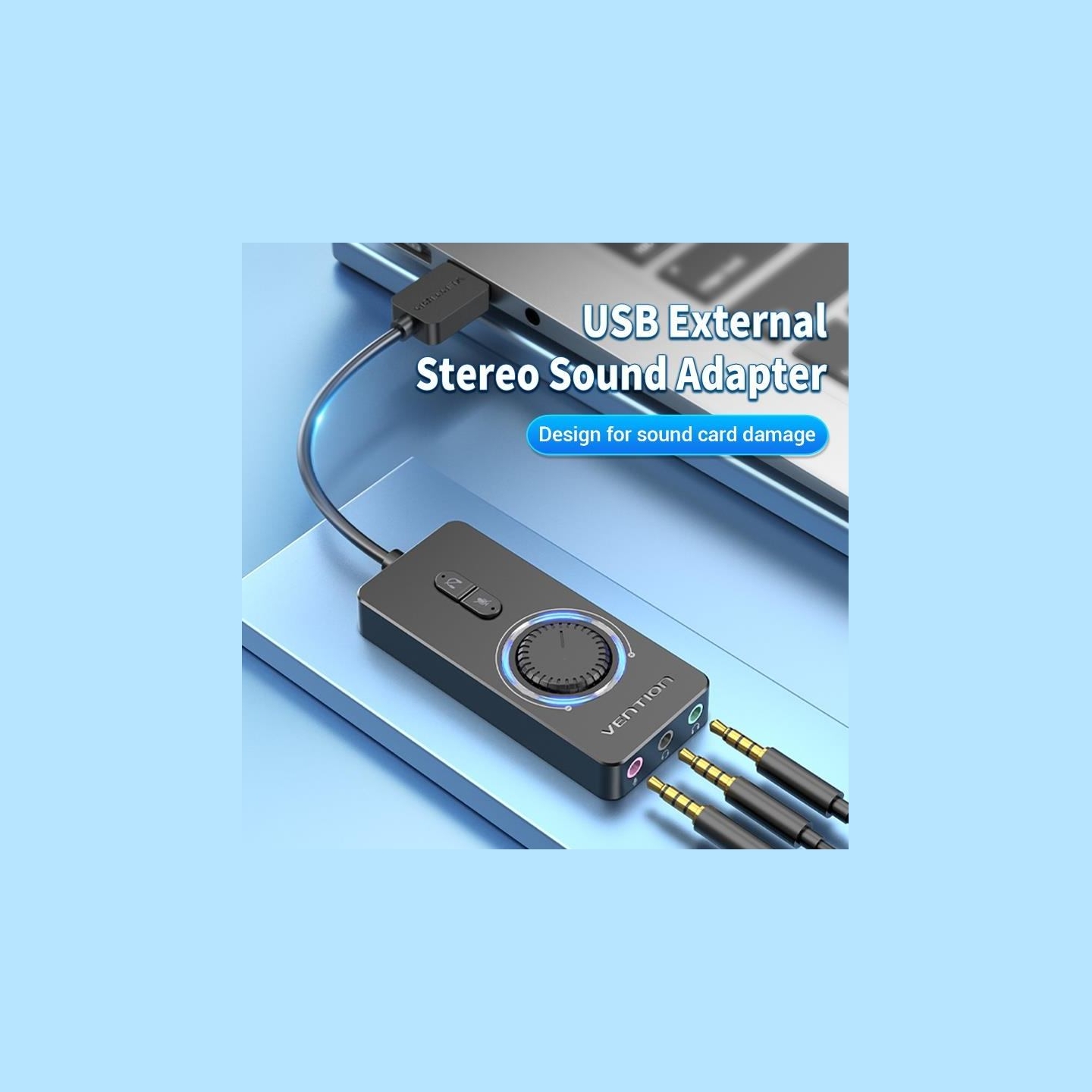 Vention SOUND CARD ADAPTER USB/0.15M CDRBB VENTION