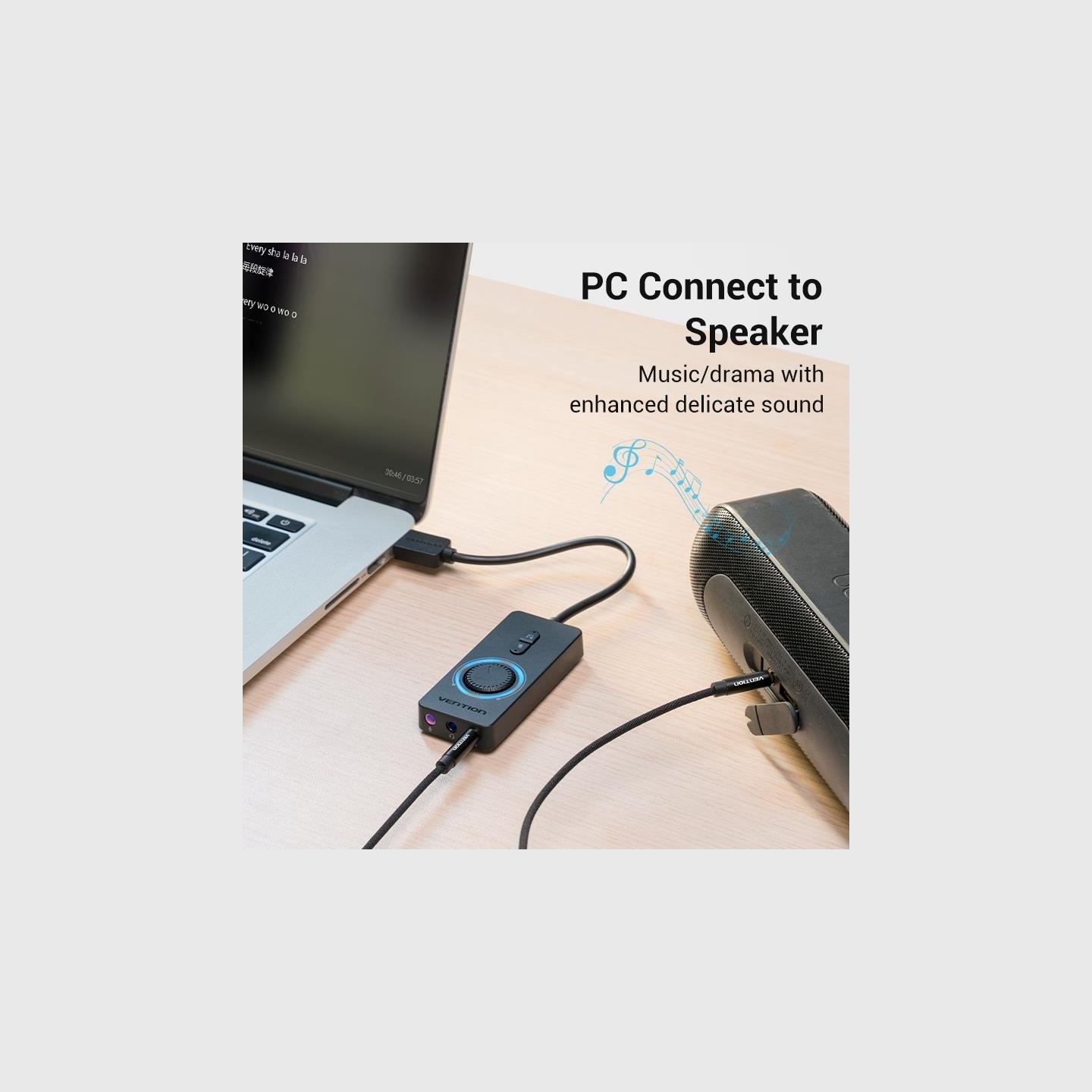 Vention SOUND CARD ADAPTER USB/0.15M CDRBB VENTION