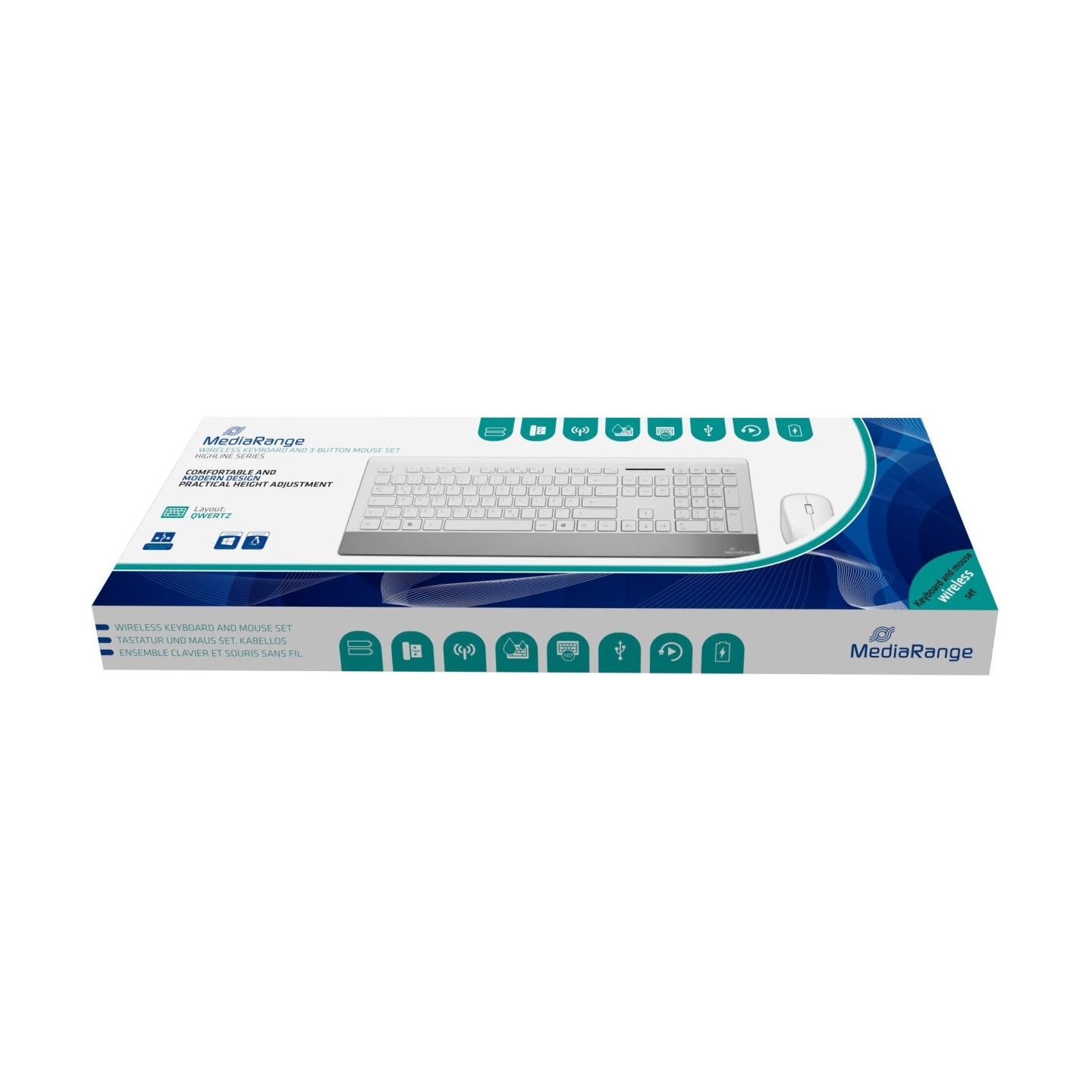 Mediarange KEYBOARD +MOUSE WRL/MROS106 MEDIARANGE