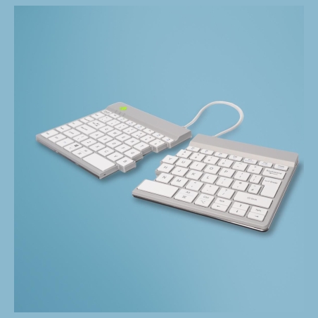 R-Go Tools KEYBOARD WRL SPLIT BREAK/WHITE RGOSBUKWLWH R-GO TOOLS