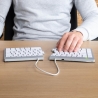 R-Go Tools KEYBOARD WRL SPLIT BREAK/WHITE RGOSBUKWLWH R-GO TOOLS