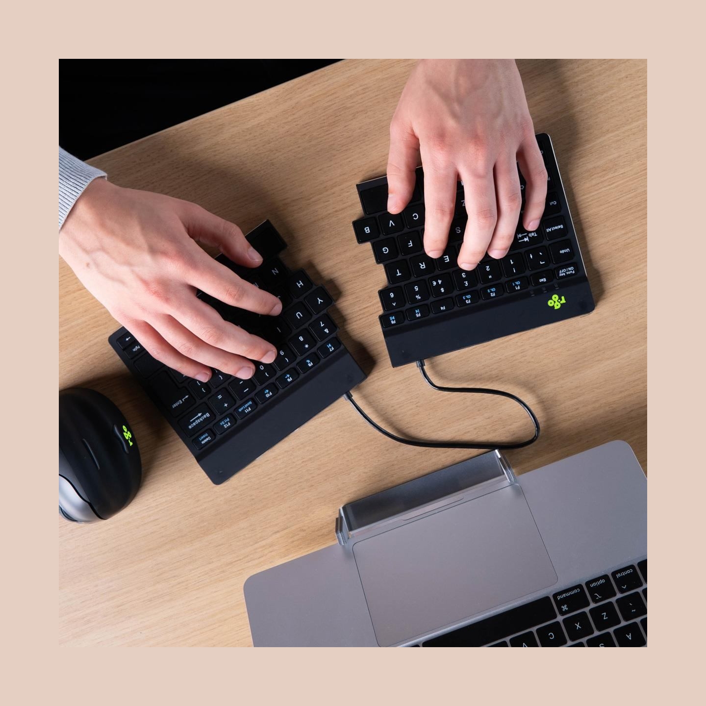 R-Go Tools KEYBOARD WRL COMPACT BREAK/BLACK RGOSBUKWLBL R-GO TOOLS