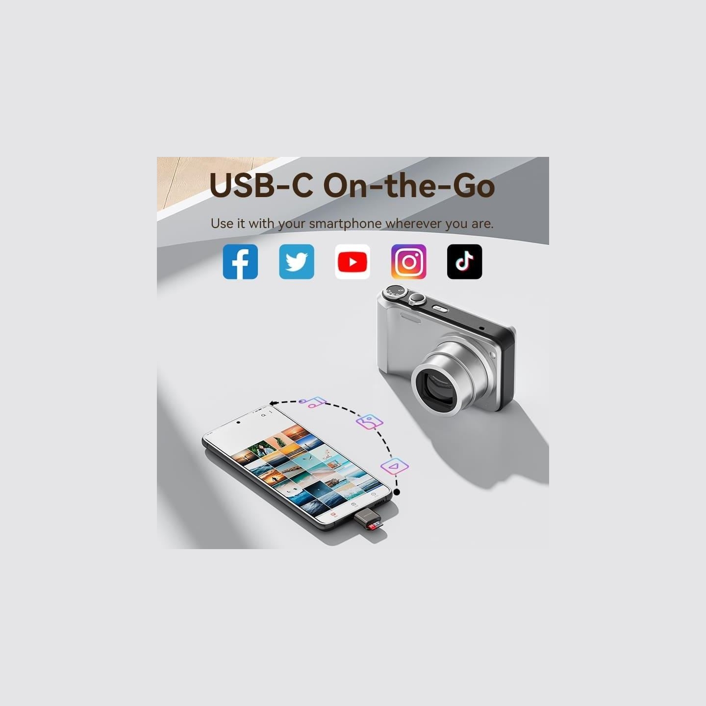 Vention MEMORY READER USB-C/MICROSD CLMH0 VENTION