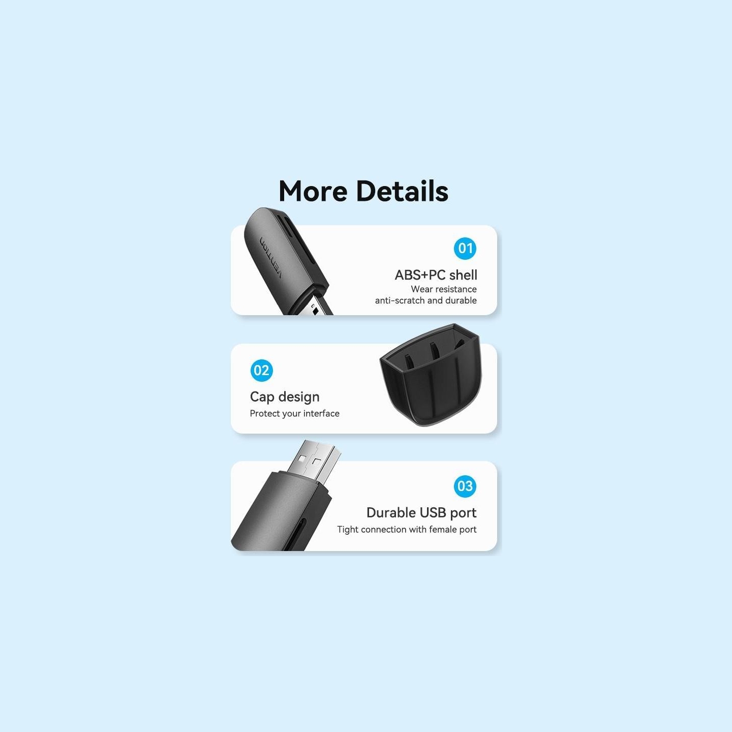 Vention MEMORY READER USB2.0/CLEB0 VENTION