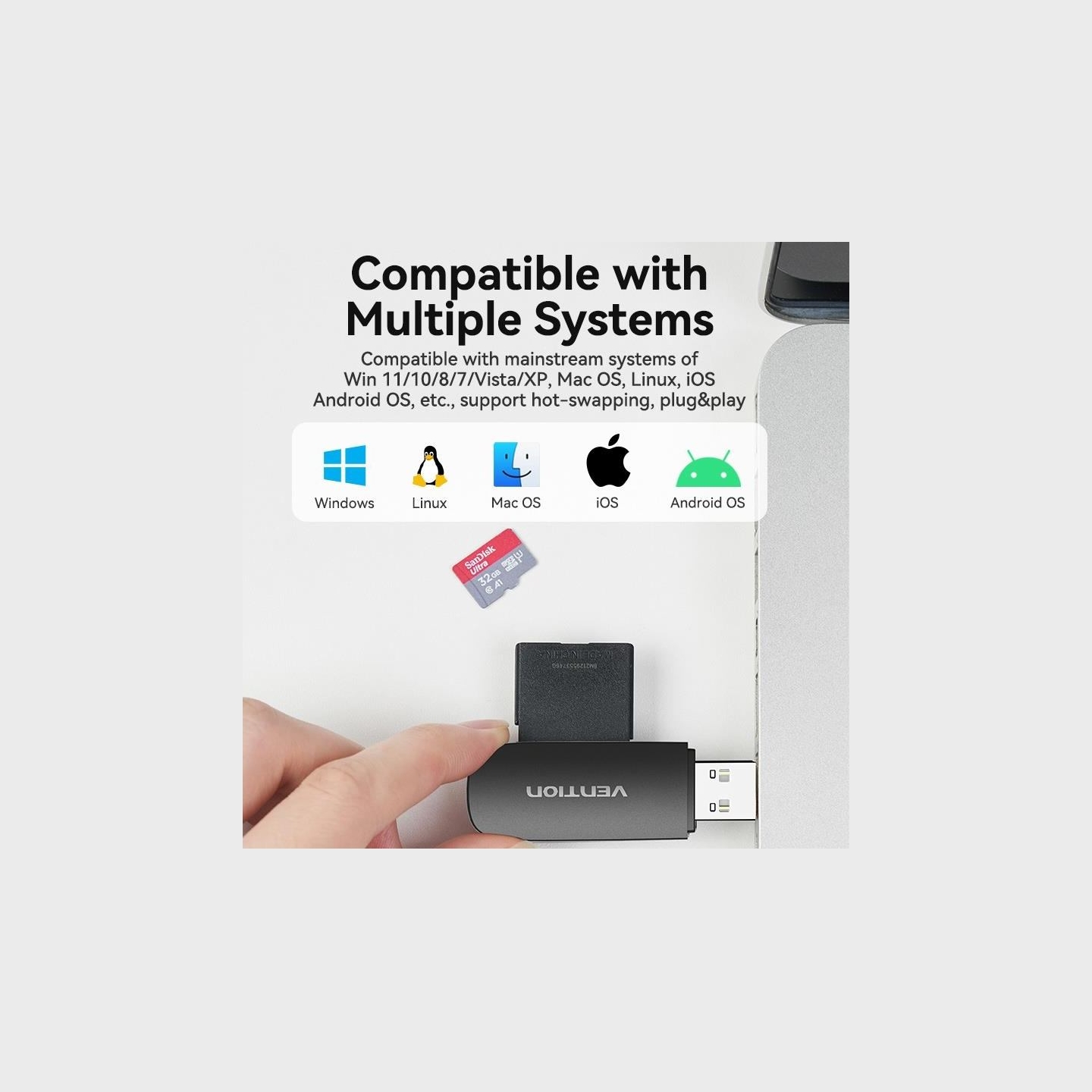 Vention MEMORY READER USB2.0/CLEB0 VENTION