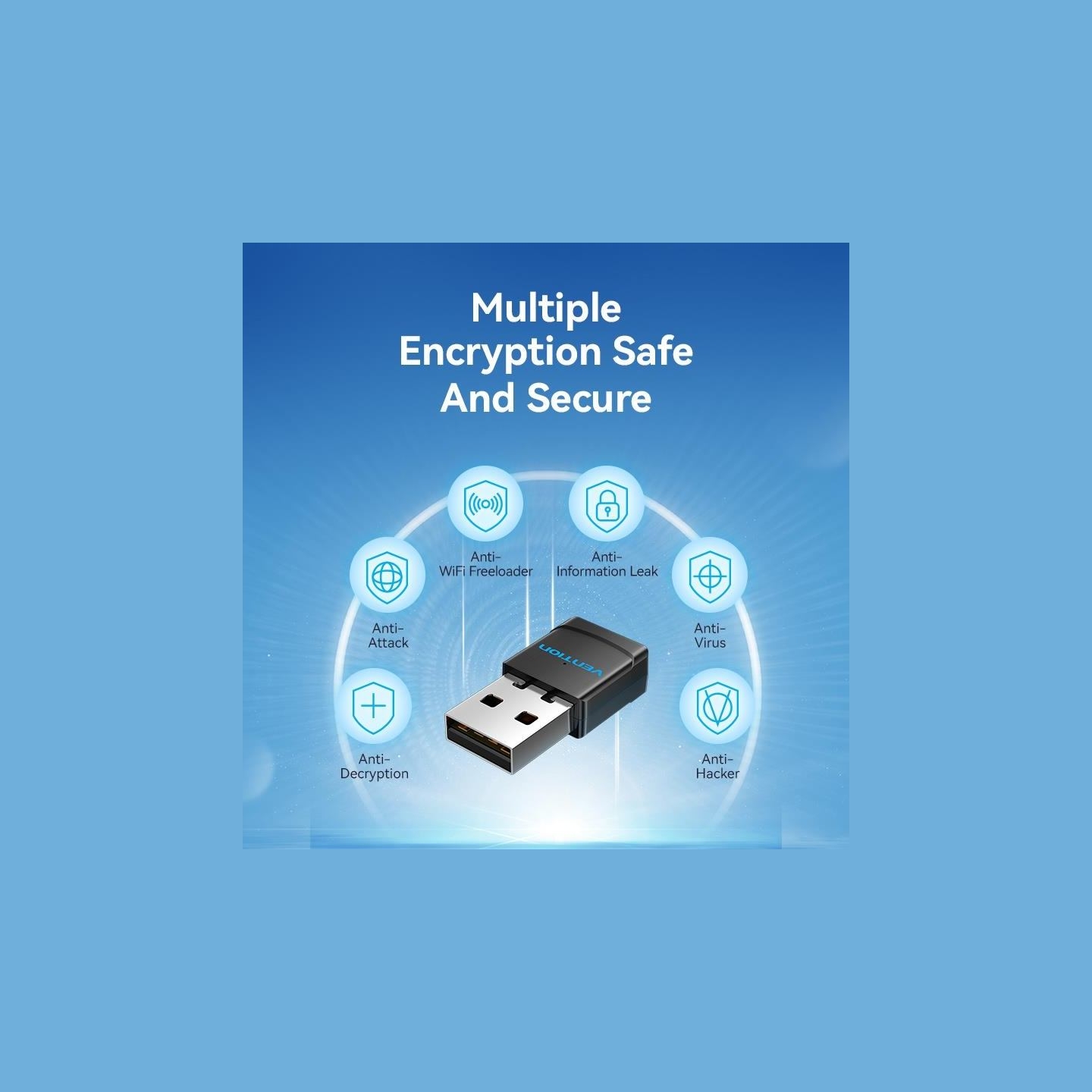 Vention WRL ADAPTER USB 2.4G/5G WI-FI/KDSB0 VENTION