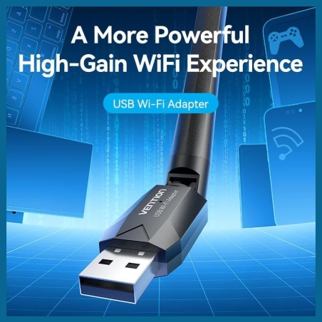 Vention WRL ADAPTER USB 650MBPS/DUAL BAND KDTB0 VENTION