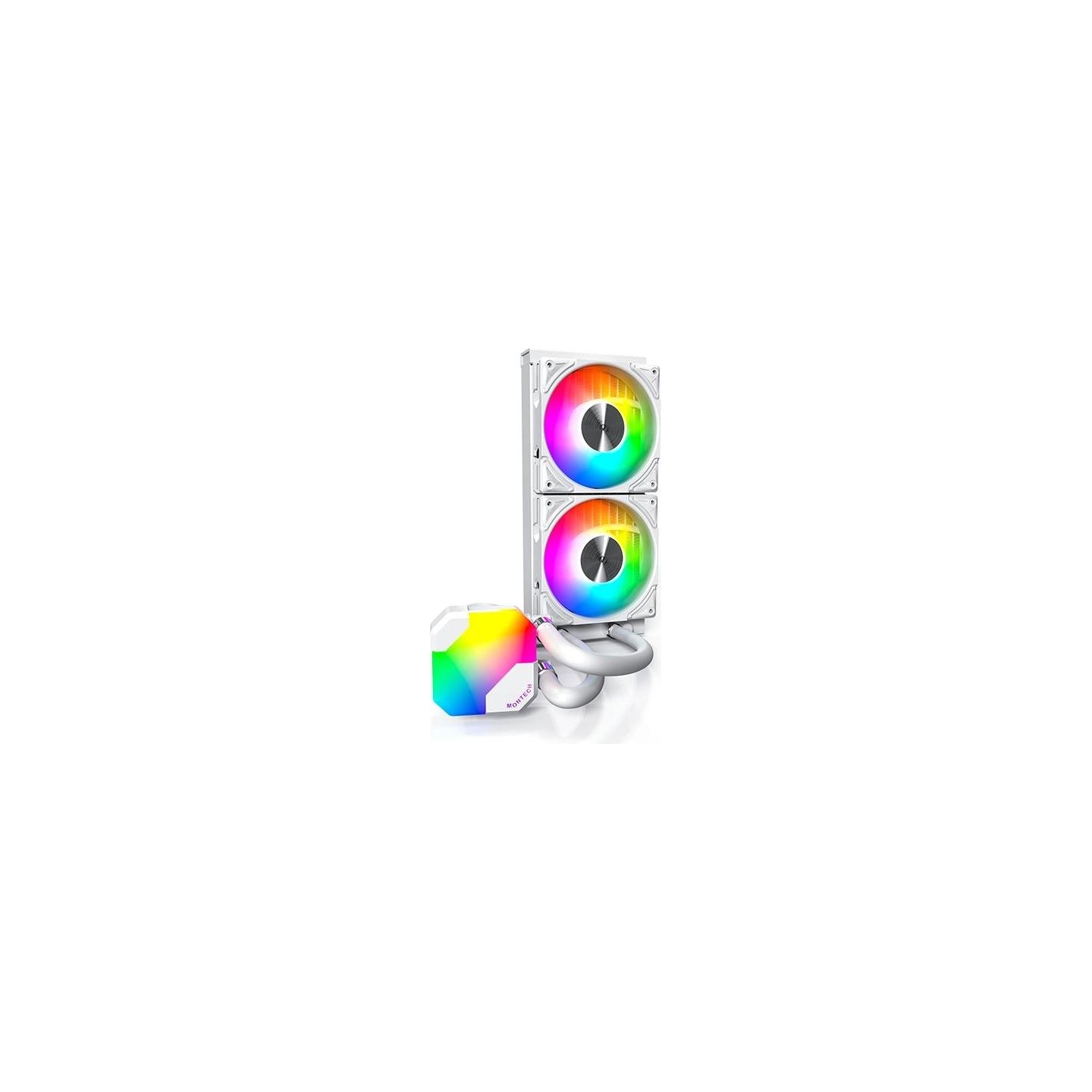 Montech CPU COOLER MULTI SOCKET WHITE/HYPERFLOW ARGB 240 (W) MONTECH