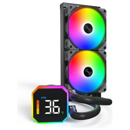 Montech CPU COOLER MULTI SOCKET BLACK/HYPERFLOW DIGITAL 240 MONTECH