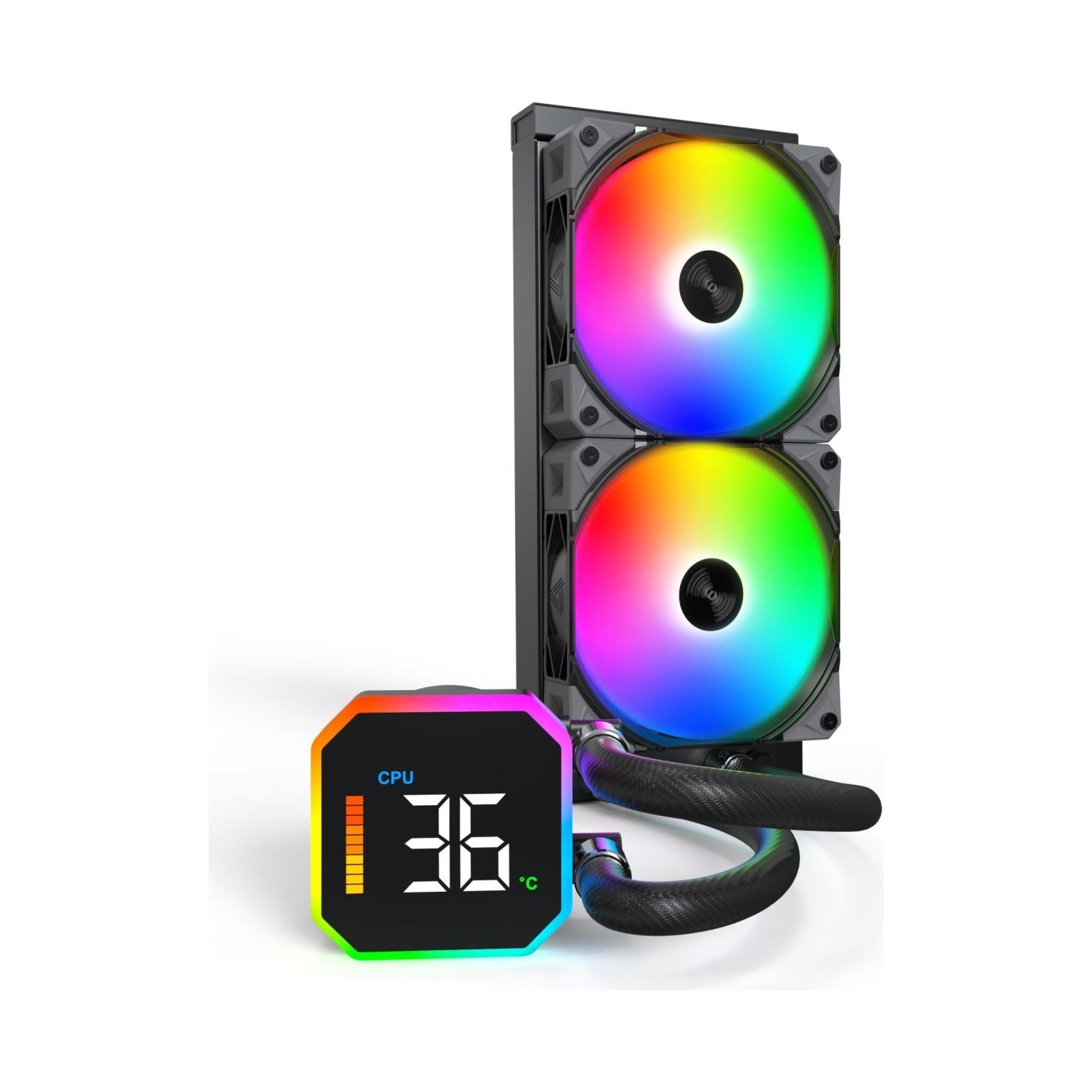 Montech CPU COOLER MULTI SOCKET BLACK/HYPERFLOW DIGITAL 240 MONTECH