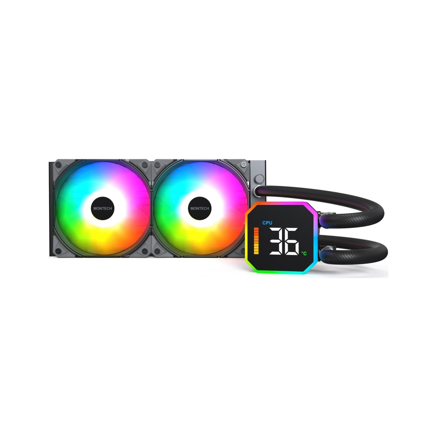 Montech CPU COOLER MULTI SOCKET BLACK/HYPERFLOW DIGITAL 240 MONTECH
