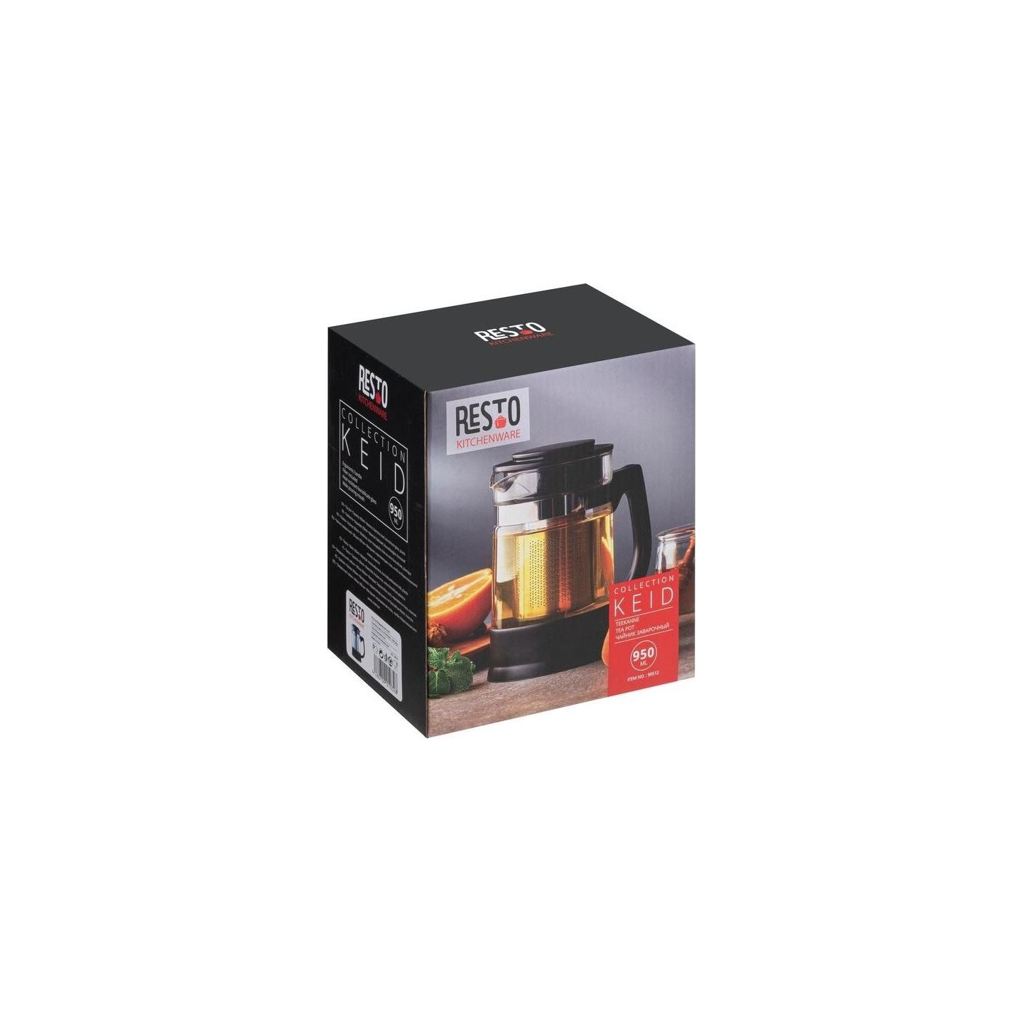 Resto GLASS TEAPOT 950ML/90512 RESTO
