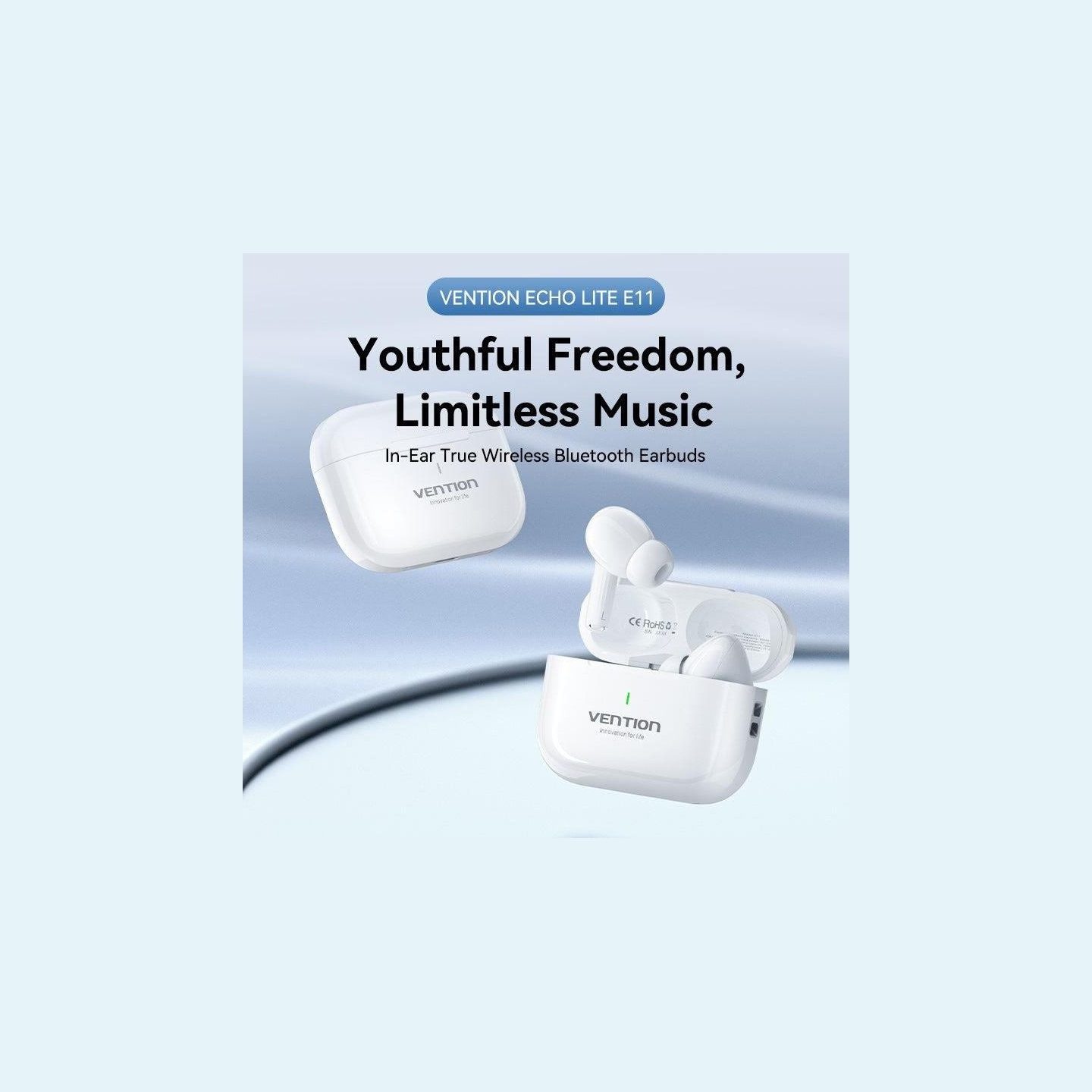 Vention HEADSET WRL ECHO LITE E11/WHITE NBVW0 VENTION