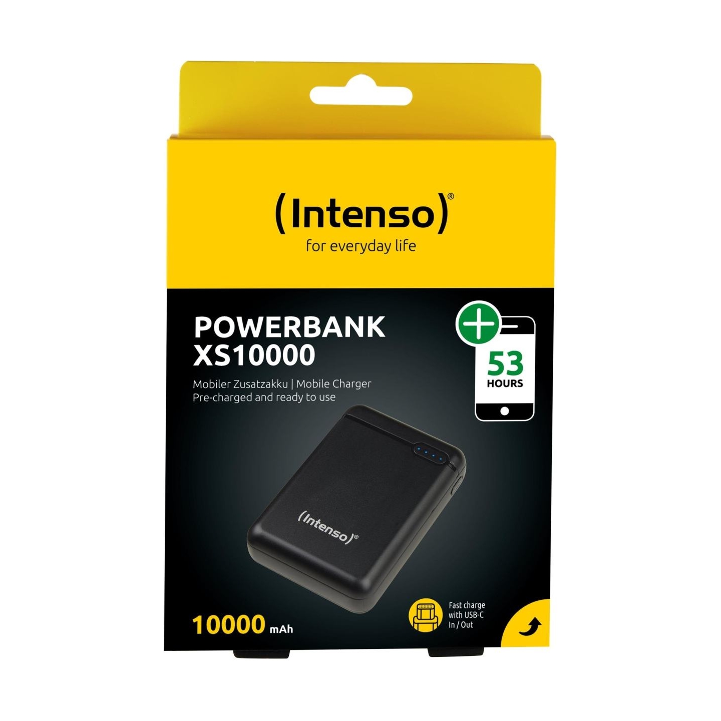 Intenso POWER BANK USB 10000MAH/BLACK XS10000 INTENSO