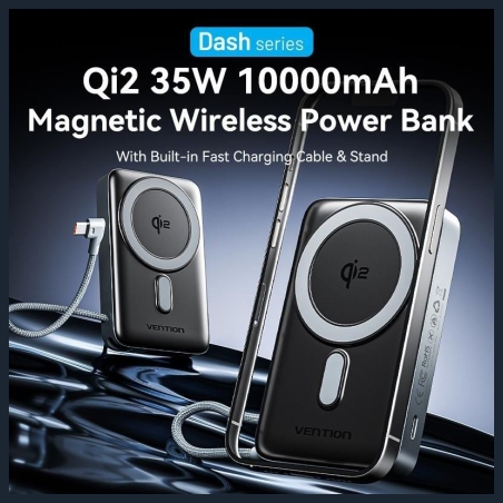 Vention POWER BANK WRL 10000MAH 35W/GREY FKHH0 VENTION