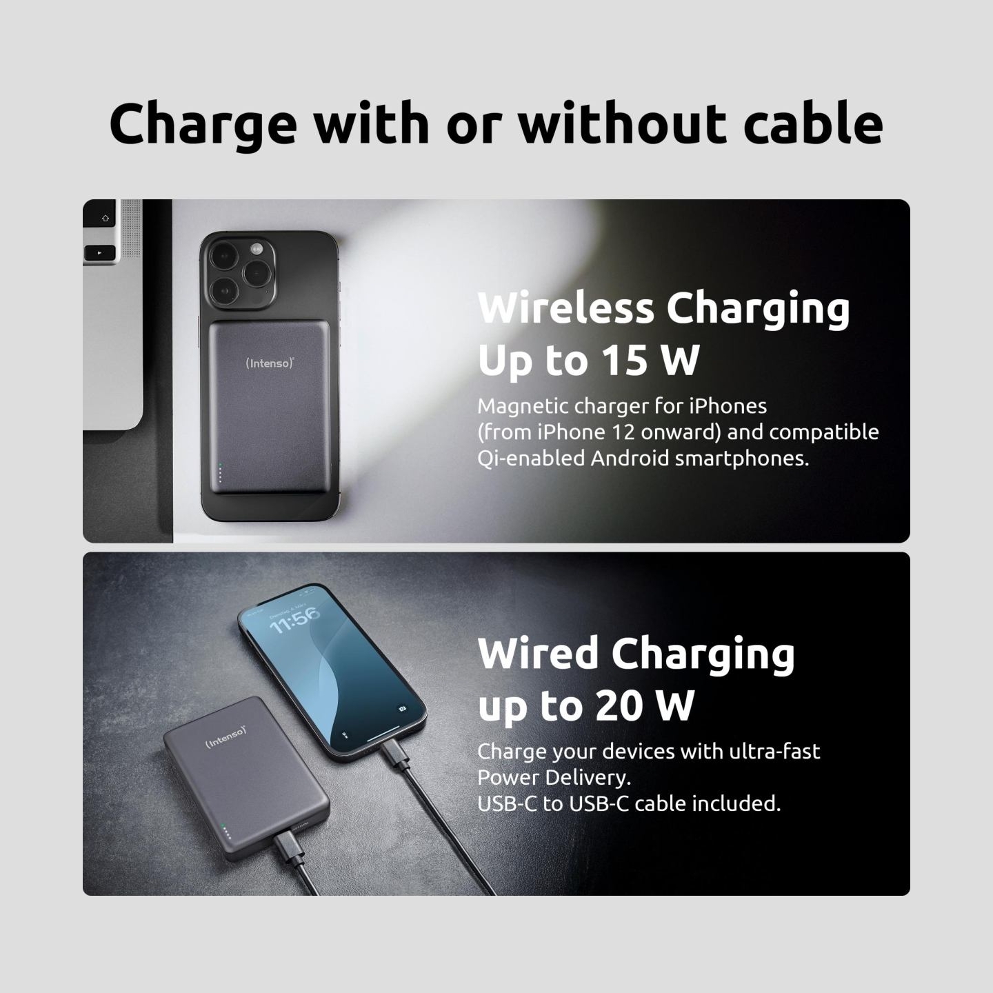 Intenso POWER BANK USB 10000MAH MAG/GREY 7344034 INTENSO