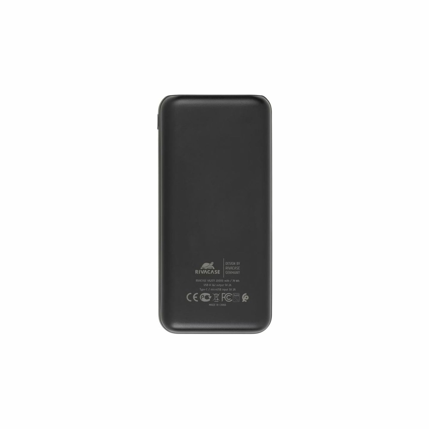 Rivacase POWER BANK USB 20000MAH/VA2071 BLACK RIVACASE
