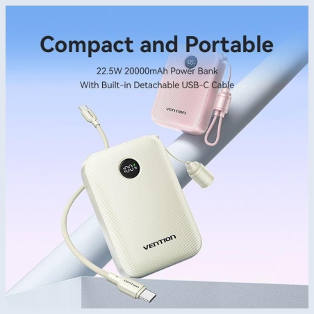 Vention POWER BANK USB 20000MAH 22.5W/BLUE FKBL0-C VENTION