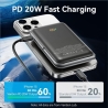 Vention POWER BANK WRL 10000MAH 20W/MAGNETIC BLACK FHNB0 VENTION