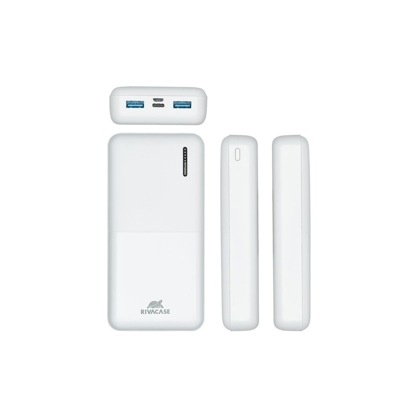 Rivacase POWER BANK USB 20000MAH/VA2572 WHITE RIVACASE