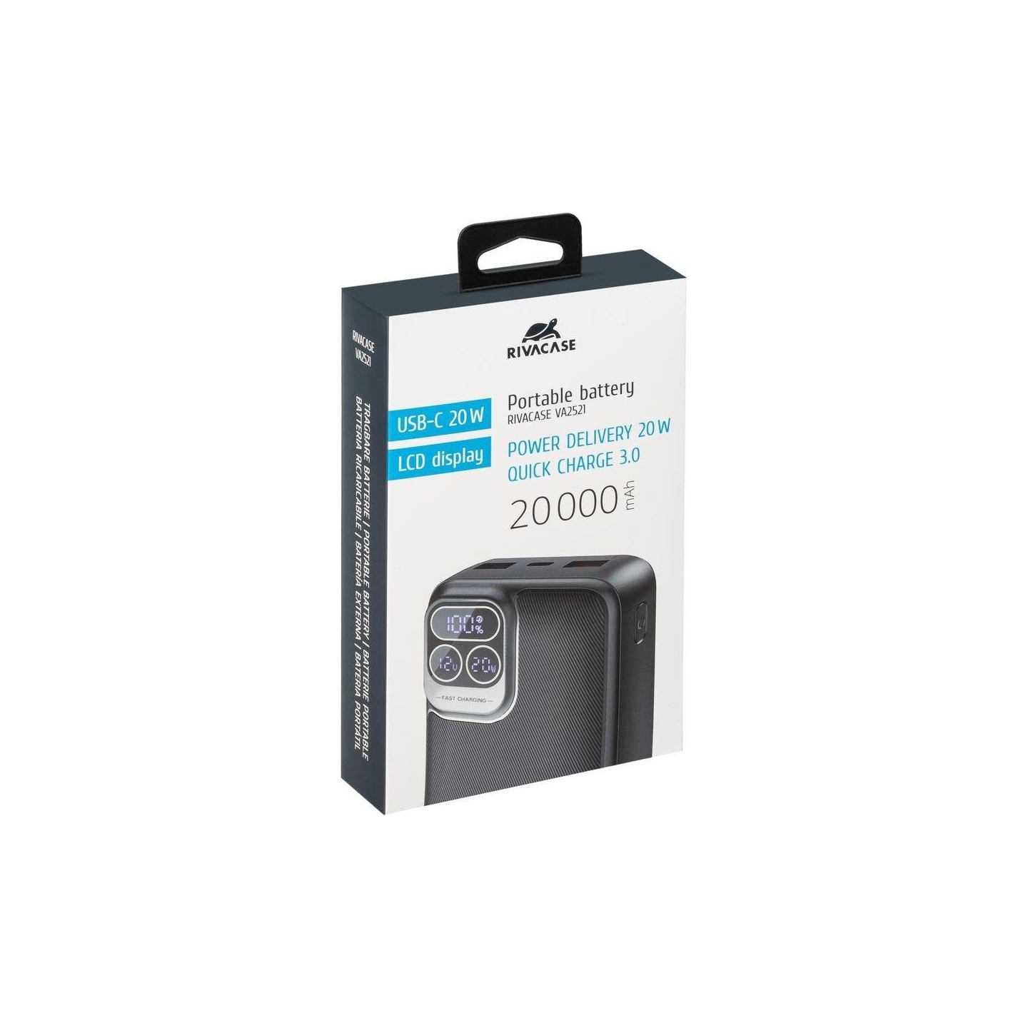 Rivacase POWER BANK USB 20000MAH/VA2521 RIVACASE