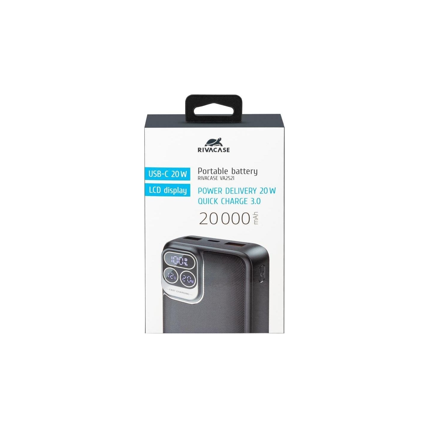 Rivacase POWER BANK USB 20000MAH/VA2521 RIVACASE