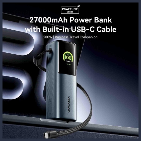 Vention POWER BANK USB 27000MAH 200W/FKGH0 VENTION